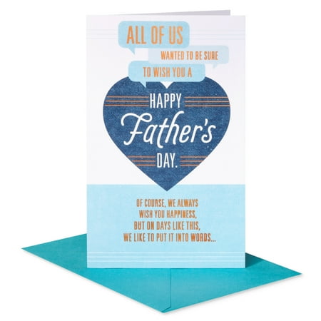 American Greetings Father's Day Card for Dad from Group (All of Us)