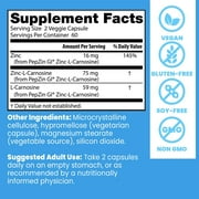 Doctors Best PepZin GI, Zinc-L-Carnosine Complex, Non-GMO, Vegan, Gluten Free, Soy Free, Digestive Support, 120 Veggie Caps