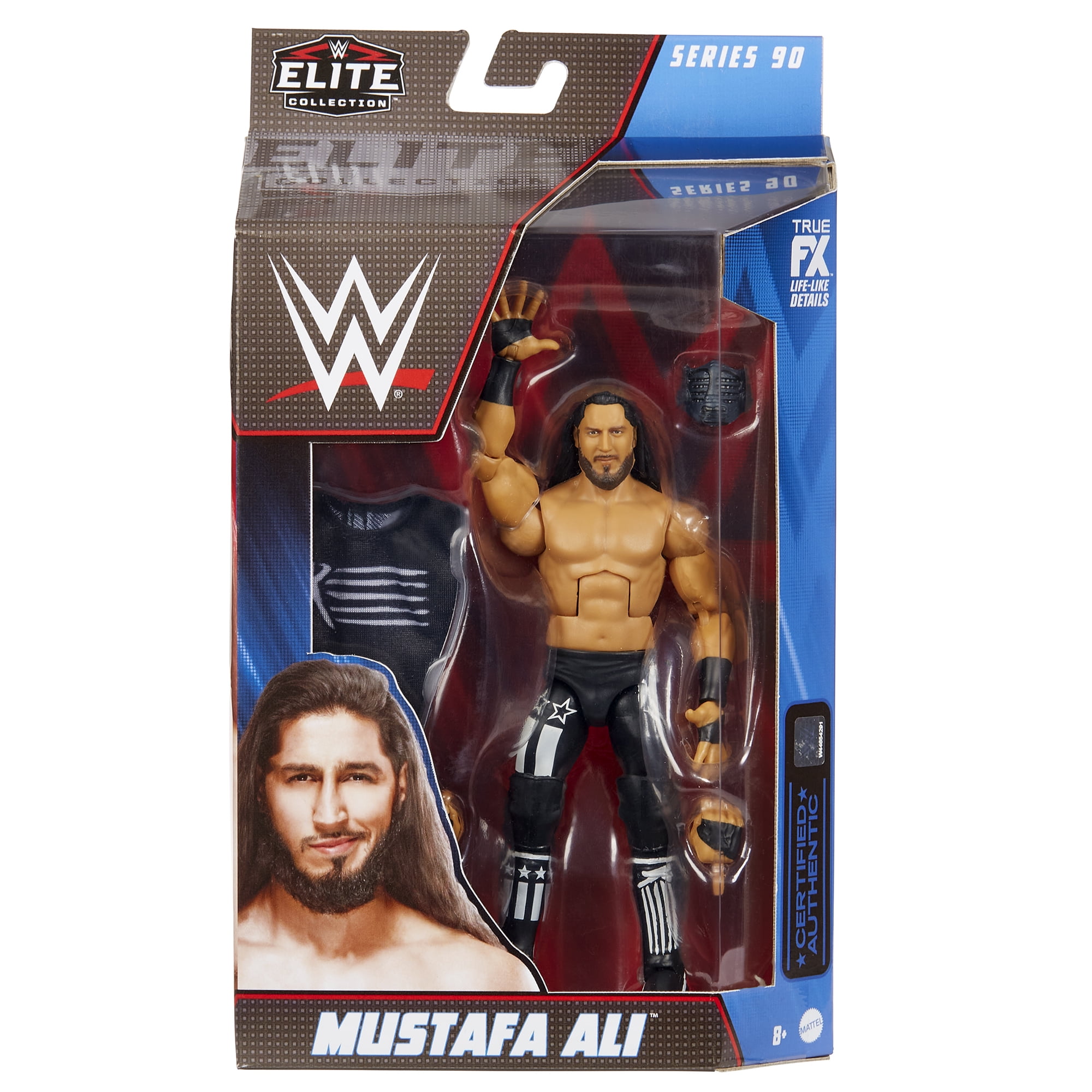 HOT Wwe Mustafa Ali Mask Mustafa Ali WWE Elite 90 Mattel WWE