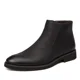 thumbnail image 2 of Botas Chelsea informales para hombre, botines de cuero hechos a mano para hombre, botas Chelsea básicas cortas con cremallera alta de estilo británico Retro para hombre, 2 of 5
