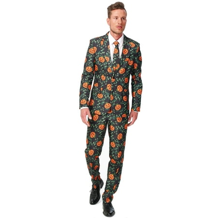 Suitmeister Men's Pumpkin Leaves Halloween Suit