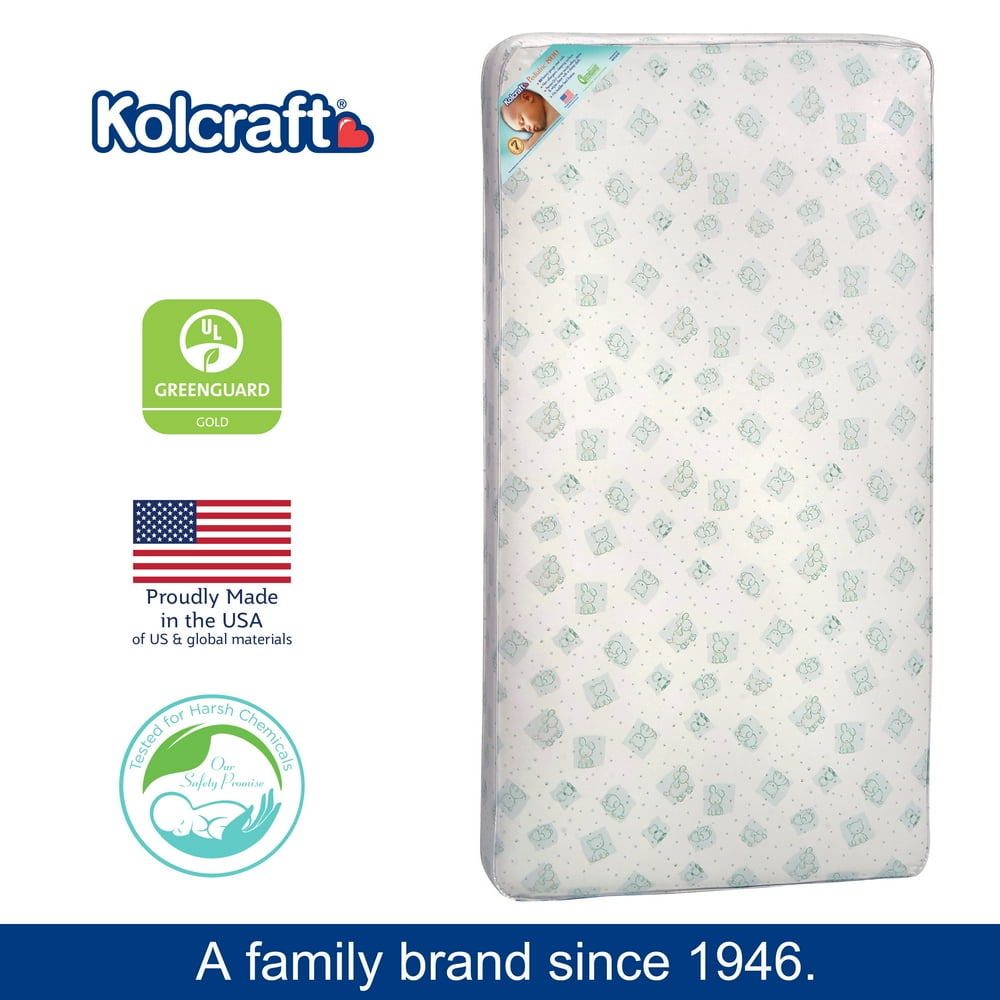 Kolcraft Pediatric 800 Extra Firm 80 Coil Crib and Toddler Mattress