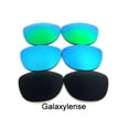 thumbnail image 1 of Galaxy Replacement Lenses for Oakley Frogskin Green, Ice Blue & Black, 1 of 6