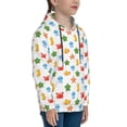 thumbnail image 3 of Picia Undersea Animals Pattern Youth Hoodie - Warm Pullover Sweatshirt with Kangaroo Pocket, Ideal for Boys and Girls-X-Large, 3 of 6