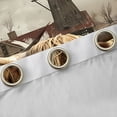 thumbnail image 4 of Homewish Highland Cattle Black Out Curtains for Teenagers,Farmhouse Animal Curtains Pack of 2 (42x63 Each),Vintage Windmill Bedroom Curtains,Lightweight Room Decor, 4 of 6
