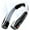 Black, variant on Max 21 mph Powerful Cooling Airflow Neck Fan: 6 Speeds 6000mAh 8-20H Runtime 360° Airflow Coverage for Full Neck & Face Cooling - Hands-Free Wearable Fan for Outdoor Travel Hiking Hot Flashes -Black