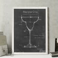 thumbnail image 2 of Barware Blueprint VI - Barnwood Framed Canvas - 18 x 24 - White, 2 of 4