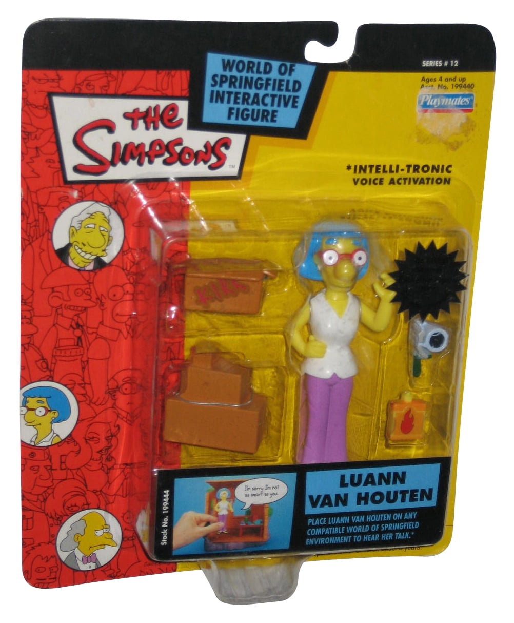 The Simpsons Luann Van Houten Playmates Series 12 Action Figure 