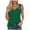 Army Green, variant on Diufon Women's Tank Tops Casual Loose Sleeveless V Neck Shirts Summer Solid Color Basic Tees Blouse