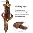 thumbnail image 4 of BadPiggies Pets Dog Squeaky Toys No Stuffing Plush Dog Chew Toys, 4 of 8