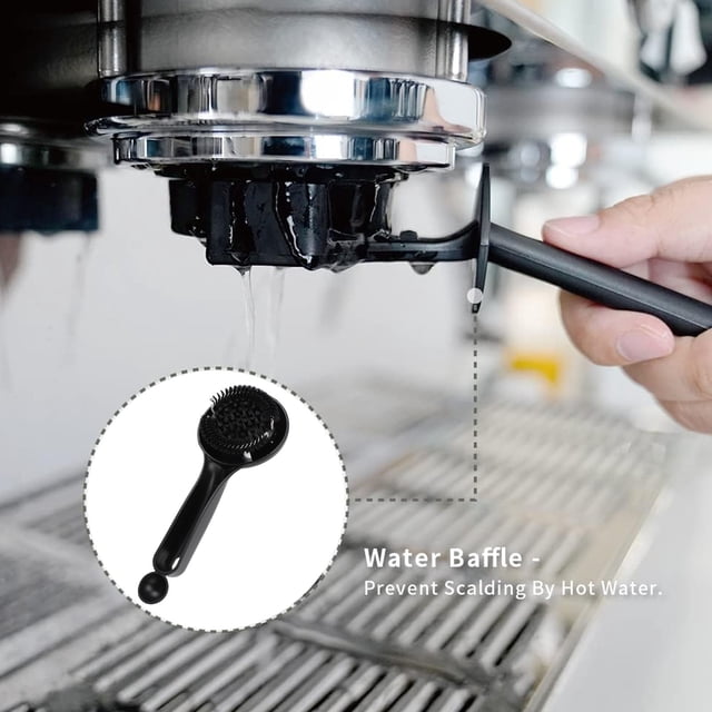 Cepillos De Limpieza Para Molinillo De Café, Cepillo De Limpieza Eficaz Para Cabezal De Grupo De Café, Agarre Cómodo, Antigrietas, Portátil Para Cabezal De Grupo De 58 Mm