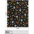 thumbnail image 3 of Yibo Food French Fries Hamburger Super Soft and Cozy Flannel Blanket for Kids All Seasons Blanket for Home Decoration Couch Sofa for Small for Boys Girls, 3 of 6