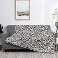 thumbnail image 2 of Yiaed Wild Animal Leopard Print Print Blanket Throw Blanket Soft Cozy Flannel Blanket for Home Bed Sofa Couch Chair-50"x40", 2 of 6