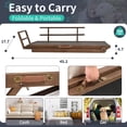 thumbnail image 6 of NAIZEA Dog Ramp,6 Level Adjustable Folding Pet Ramp for Bed, Couch,SUV - High Traction Portable Paw Ramps,Great for Small & Large Old Dogs & Cats, Supports up to 250 lbs, 47" Long, 6 of 6