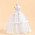 thumbnail image 4 of RXIRUCGD 2025 Vêtements d'Été pour Enfants Robe de Princesse Sans Manches Col Rond Brodée en Trois Dimensions Robe de Soirée, 4 of 8