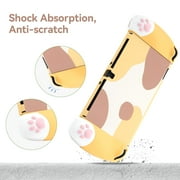 GeekShare Ergonomic Protective Case Compatible with Nintendo Switch OLED Console and Joy Con Cat JOJO