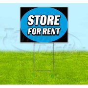 Store For Rent 18 x 24 Yard Sign, Includes Metal Step Stake