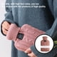thumbnail image 5 of Ounissouiy Bolsas de agua caliente con tapa lavable botella a prueba de frío 1000ML contenedor de punto Anti-escaldado calentador de manos mujer novia Suministros térmicos Rosado 1000ml Ounissouiy HA071611-01, 5 of 6