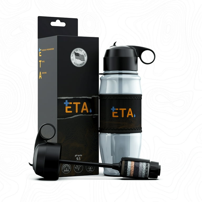 ETA Alkaline Water Filter Bottle with Extreme Filter