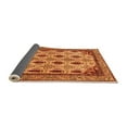 thumbnail image 2 of Ahgly Company Indoor Rectangle Abstract Orange Modern Area Rugs, 4' x 6', 2 of 4