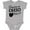 AC-Heather Grey, variant on Inktastic Someone in Ohio Loves Me Boys or Girls Baby Bodysuit