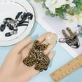 thumbnail image 3 of 3 Styles Rhinestone Beaded Applique Animal Scorpion Dog Cattle Decorative Sew on Embroidery Patches Appliques for DIY Craft Party Dress Costume Jeans Shoes Bag Hat Decor Repair Colorful, 3 of 7