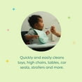 thumbnail image 6 of Babyganics Toy & Highchair Cleaner, Pack of 3, Fragrance-Free Multipurpose Household Cleaning Spray for Kids Toys, High Chair, and More, Child Safe, 17oz Spray Bottles, 6 of 6