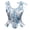 Sky Blue, variant on Shapewear for Women Corset Top Front Zip Lace Up Bustier Bodysuit Evening Weight Loss Helper Green XXL