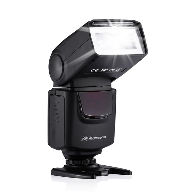 Flash de cámara Speedlite Powerextra DF-400 para Canon Nikon