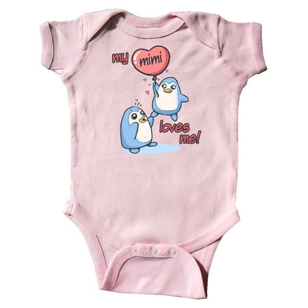 

Inktastic My Mimi Loves Me Gift Baby Boy or Baby Girl Bodysuit
