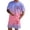 Z7-Purple, variant on FUZHIQ Hawaiian Tropical Style Men's Gradient 2 Piece T-Shirt Shorts Set Island Sunset Tree Print Summer Casual Beach Vacation Loose Fit Outfit,XXL