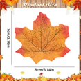 thumbnail image 3 of 3D Artificial Autumn Maple Leaves, Fabric Fall Foliage for Photography Props, Halloween, Thanksgiving, Fall Parties, Table Displays, Wedding Backdrops and Seasonal Crafts, 3 of 4