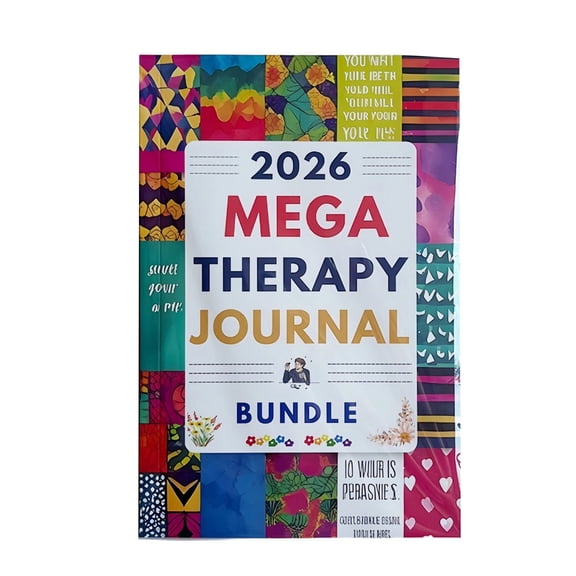 Therapeutic Guided Notebook Emotional Wellness Writing Journal Emotional Wellness Monthly Planner for Men Women Adult