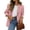 1# Pink, variant on Singel Breasted Blazer Womens Button Casual Open Front Long Sleeve Suit Jackets Business Work Office Blazers Khaki 2XL