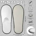 thumbnail image 2 of Lsupdaol 10 Pairs Non Slip Disposable Slippers Bulk Hotel Spa Fluffy Closed Toe Indoor Slippers for Guests Men Women Home Wedding Travel Party, 2 of 11