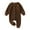 Brown, variant on Zshosam Newborn Clothes for Boys Baby Romper Jumpsuits Two Way Zipper Long Sleeve Footless Sleep and Play Size 6 9 Months,(Brown 6-9 Months)