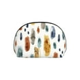 thumbnail image 7 of YFYANG 2 Piece Women's Portable Makeup Bags, Vintage Abstract Watercolor Clutch Travel Toilet Bags Cosmetic Organizer, 7 of 7
