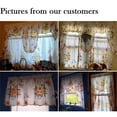 thumbnail image 3 of Juego de cortinas GOHD Farmhouse Kitchen con diseño de girasoles, 3 unidades, 3 of 6