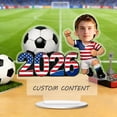 thumbnail image 5 of Linnome 4 Inch Custom Acrylic Football Shape Name Plate Soccer Player Personalized Gift For Fans Home Office Desk Decoration Trophy Display, 5 of 7