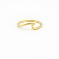 thumbnail image 3 of Aspire Jewels-Women’s Ocean Wave Ring – Minimalist Surf-Inspired Band – Silver / Gold / Rose Gold Plated – US Sizes 5–10, 3 of 5