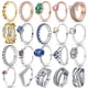 thumbnail image 2 of Disney Rings For Women 100% Real 925 Silver Keith Haring Zircon Crown Romantic Engagement Anniversary anillos Jewelry Wholesale7 Gao Jinjia LED, 2 of 2