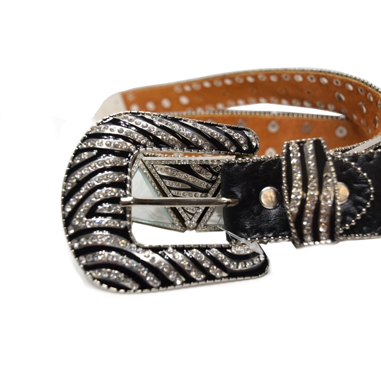 Crystal Belt Genuine Leather Small Crystal , Belt-S  display picture 1