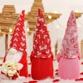 thumbnail image 6 of Meggemo Valentine's Day Red Heart Gnome Doll Romantic Home Tabletop Ornament Cute Decor for Living Room Bedroom Festival, 6 of 8