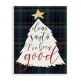 thumbnail image 5 of Stupell Dear Santa Christmas Tree Wall Plaque Art 13 x 19, 5 of 5