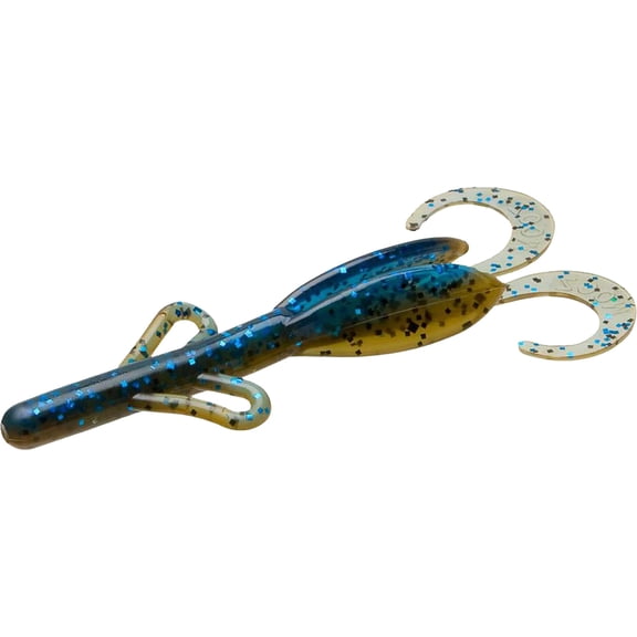 Zoom Fishing Lures 042251 Baby Brush Hog 4 Inch Trailer 4 Inch 12 Pack Okeechobee Craw
