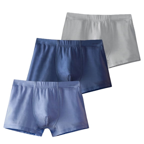 Taqqpue Boys' Boxer Briefs Underwear Moisture-Wicking Lightweight and Ultra Soft 3-Pack for Boys 12 Months-13 Years