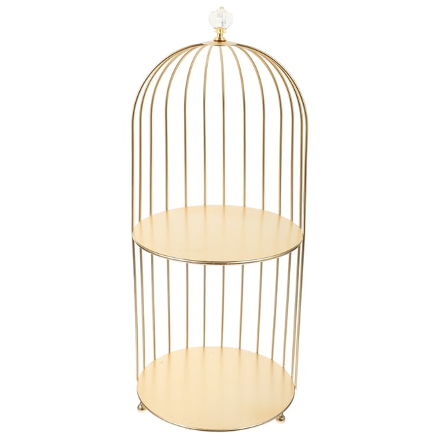 Shisuyan Decorative Cosmetic Holder Bird Cage Makeup Stand Multi-function Desert Holder Makeup Accessory