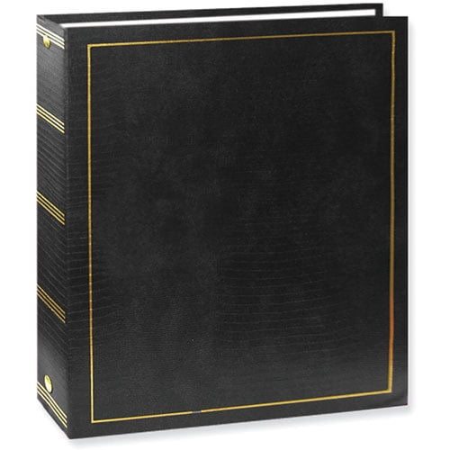 Holds 504 4x6 Photos Pioneer Classic 3 Ring Photo Album with Assorted Colored and Designs Covers 3 Per Page