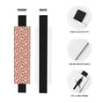 thumbnail image 2 of Wukai Strawberries Adjustable Elastic Band Leather Pen Holder,Pencil Holder,Pen Sleeve Pouch for Notebooks,Planners,and Books, 2 of 6