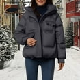 thumbnail image 6 of Pyhlmscde Women's Casual Mid Waisted Thick Warm Cotton Down Jacket, Womens Tops, Puffer Jacket Womens, Winter Clothing for Women, 6 of 6